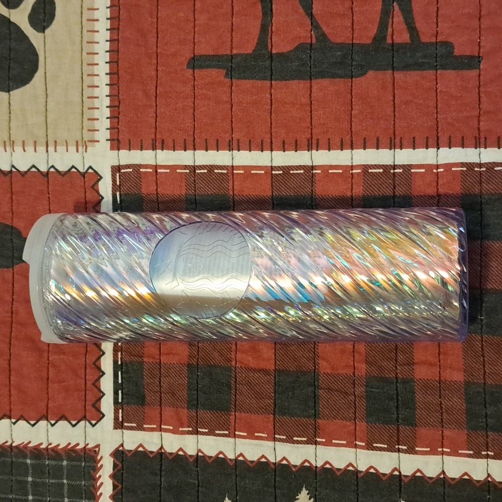 Starbucks iridescent swirl tumbler
